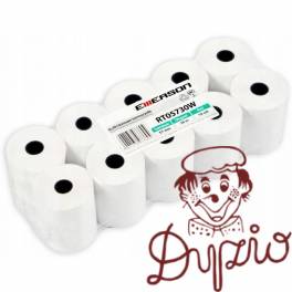 Rolki termiczne 57mmx100m (6szt) EMERSON rt057100wkkbpaf BPA FREE bez bisfenolu Rolki termiczne 57mmx100m (6szt) EMERSON rt057100wkkbpaf BPA FREE bez bisfenolu