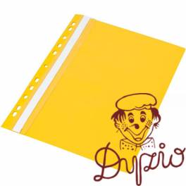 Skoroszyt A4 twardy wpinany typu PVC (10) żółty 0413-0019-06 Panta Plast Skoroszyt A4 twardy wpinany typu PVC (10) żółty 0413-0019-06 Panta Plast