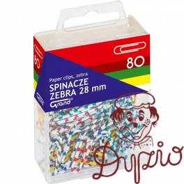 Spinacz okrągły zebra R28 GRAND 80szt. T4 110-1634 Spinacz okrągły zebra R28 GRAND 80szt. T4 110-1634