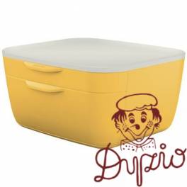 Pojemnik z szufladami Cosy, żółty 53570019 Pojemnik z szufladami Cosy, żółty 53570019