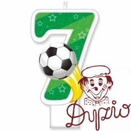 Świeczka urodzinowa Piłka Cyfra 7 SF-159-7 GO PARTY