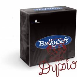 Serwetki BULKYSOFT 33x33mm 2warstwy (100szt) czarne 32400 Serwetki BULKYSOFT 33x33mm 2warstwy (100szt) czarne 32400