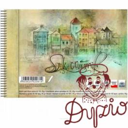 Szkicownik artystyczny A6 100k 90g na spirali KRESKA Szkicownik artystyczny A6 100k 90g na spirali KRESKA
