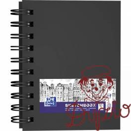 Szkicownik Sketchbook A6 80k 100g czarny 400152649 OXFORD Szkicownik Sketchbook A6 80k 100g czarny 400152649 OXFORD