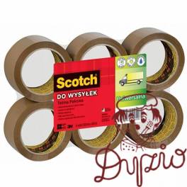 Taśma pakowa SCOTCH 371 ( 6sztuk) Hot-melt brązowa 48x66m XX004803811/7000095738 Taśma pakowa SCOTCH 371 ( 6sztuk) Hot-melt brązowa 48x66m XX004803811/7000095738