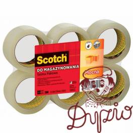 Taśma pakowa 3M 50x66 przezroczysta bardzo mocna SCOTCH HEAVY UU005262835 Taśma pakowa 3M 50x66 przezroczysta bardzo mocna SCOTCH HEAVY UU005262835