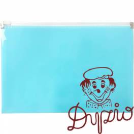 Teczka na dokumenty A5 na suwak PP pastelowy niebieski TSP-A5-02 BIURFOL Teczka na dokumenty A5 na suwak PP pastelowy niebieski TSP-A5-02 BIURFOL