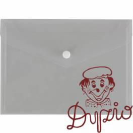 Teczka kopertowa na dokumenty A5 satyna PP przezroczysta TKS-02-22 BIURFOL