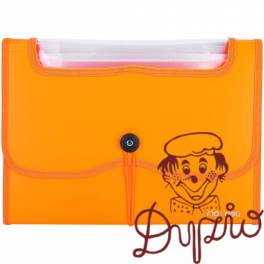 Teczka harmonijkowa z gumką 7-przegródek okno PVC RIO pomarańczowa 38127 ORANGE DELI Teczka harmonijkowa z gumką 7-przegródek okno PVC RIO pomarańczowa 38127 ORANGE DELI