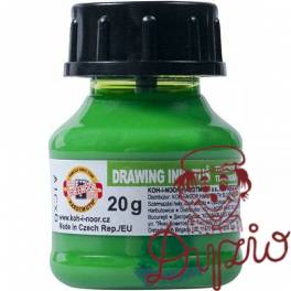 Tusz kreślarski fluo zielony 1417905 20g KOH-I-NOOR