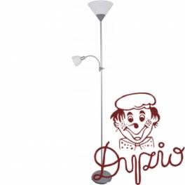 Lampa podłogowa PLATINET E27 + E14 szara (44527) Lampa podłogowa PLATINET E27 + E14 szara (44527)