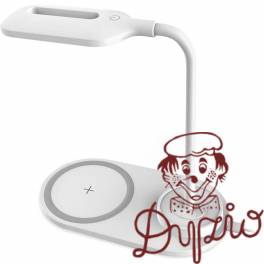 Lampka biurkowa led PLATINET MODERN biała 10W z ładowarką indukcyjną (45247) Lampka biurkowa led PLATINET MODERN biała 10W z ładowarką indukcyjną (45247)