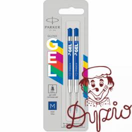 Wkład żelowy do długopisu GEL niebieski M (2szt.) blister 2148937/2136210 PARKER Wkład żelowy do długopisu GEL niebieski M (2szt.) blister 2148937/2136210 PARKER