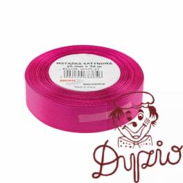 Wstążka satynowa 25mm/32m biskupi BREWIS Wstążka satynowa 25mm/32m biskupi BREWIS