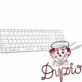 Klawiatura + mysz bezprzewodowa ESPERANZA LIBERTY biała EK122W 2.4GHz Klawiatura + mysz bezprzewodowa ESPERANZA LIBERTY biała EK122W 2.4GHz