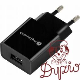 Ładowarka sieciowa 230V EVERACTIVE SC-100B 1xUSB 1A czarna Ładowarka sieciowa 230V EVERACTIVE SC-100B 1xUSB 1A czarna