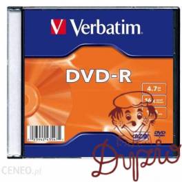 Płyta DVD-R 4,7GB VERBATIM slim 16x Matt Silver 43547 Płyta DVD-R 4,7GB VERBATIM slim 16x Matt Silver 43547