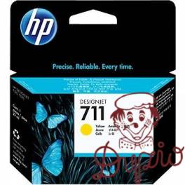 Tusz HP 711 (CZ132A) żółty 29ml Tusz HP 711 (CZ132A) żółty 29ml