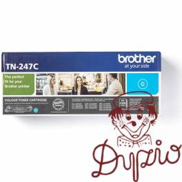Toner BROTHER (TN-247C) niebieski 2300str Toner BROTHER (TN-247C) niebieski 2300str