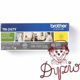 Toner BROTHER (TN-247Y) żółty 2300str Toner BROTHER (TN-247Y) żółty 2300str
