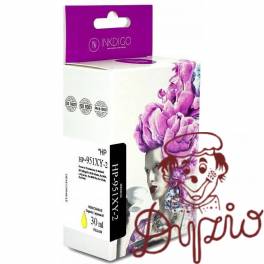Tusz INKDIGO (HP-951XY-2) żółty 30ml zamiennik HP (951XL/CN048AE) Tusz INKDIGO (HP-951XY-2) żółty 30ml zamiennik HP (951XL/CN048AE)