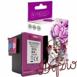 Tusz INKDIGO (HP-62XC-2) kolor 21ml zamiennik HP (62XL/C2P07AE) Tusz INKDIGO (HP-62XC-2) kolor 21ml zamiennik HP (62XL/C2P07AE)