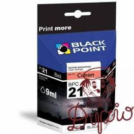 Tusz BLACK POINT (BPC21BK) czarny 130str zamiennik CANON (BCI-21BK) BJC2000/4000/5000 Tusz BLACK POINT (BPC21BK) czarny 130str zamiennik CANON (BCI-21BK) BJC2000/4000/5000