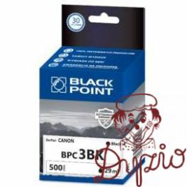 Tusz BLACK POINT (BPC3BK) czarny 29ml zamiennik CANON (BCI-3BK) BJC3000/6000/i550 Tusz BLACK POINT (BPC3BK) czarny 29ml zamiennik CANON (BCI-3BK) BJC3000/6000/i550