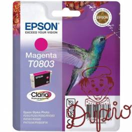 Tusz EPSON (T0803/C13T08034010) purpurowy 250str Stylus Photo R265/360