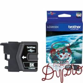 Tusz BROTHER (LC985BK) czarny 300str DCP-J125/315W/515W/J220