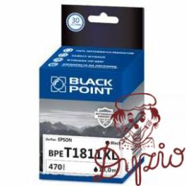 Tusz BLACK POINT (BPET1811XL) czarny 490str zamiennik EPSON (18XL/C13T18114010) Tusz BLACK POINT (BPET1811XL) czarny 490str zamiennik EPSON (18XL/C13T18114010)