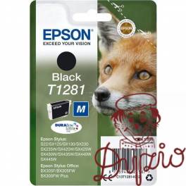 Tusz EPSON (T1281/C13T12814010) czarny 185str S22/SX125/SX425W/BX305F Tusz EPSON (T1281/C13T12814010) czarny 185str S22/SX125/SX425W/BX305F