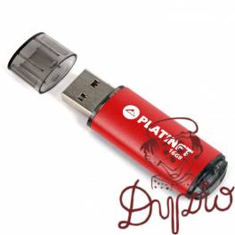 Pamięć USB-A 16GB PLATINET X-DEPO USB 2.0 czerwony (42174) Pamięć USB-A 16GB PLATINET X-DEPO USB 2.0 czerwony (42174)