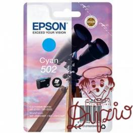 Tusz EPSON (502/C13T02V24010) niebieski 3,3ml/160str Tusz EPSON (502/C13T02V24010) niebieski 3,3ml/160str