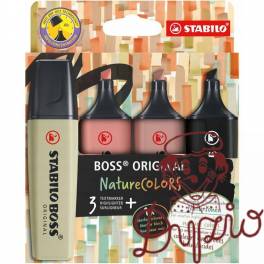 Zakreślacz BOSS ORIGINAL Nature COLOURS 70/4-2-3 mix 4kolory