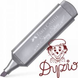 Zakreślacz 1546 metaliczny srebrny 154661 FC FABER-CASTELL