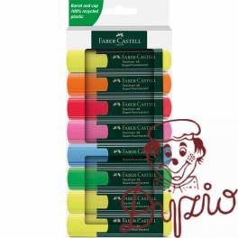 Zakreślacz 1546 8 kolorów neonowych opakowanie kartonowe 254848 FABER-CASTELL Zakreślacz 1546 8 kolorów neonowych opakowanie kartonowe 254848 FABER-CASTELL