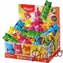 Zakreślacz Fluo Peps pocket mini friends (48 sztuk) mix kolorów 743638