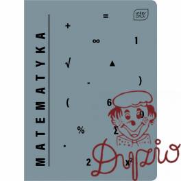 Zeszyt A5 60k kratka 70g miękki MATEMATYKA INTERDRUK