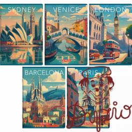 Zeszyt A5 60k kratka z marginesem RETRO CITY 400196845 HERLITZ Zeszyt A5 60k kratka z marginesem RETRO CITY 400196845 HERLITZ