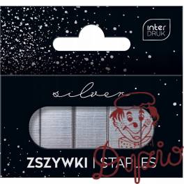 Zszywki 24/6 SILVER 1000szt. INTERDRUK Zszywki 24/6 SILVER 1000szt. INTERDRUK
