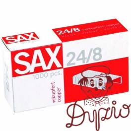 Zszywki SAX 24/8 miedziane (1000) Zszywki SAX 24/8 miedziane (1000)