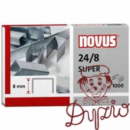 Zszywki 24/8 S NOVUS (1000szt) 040-0038 Zszywki 24/8 S NOVUS (1000szt) 040-0038