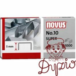 Zszywki No 10 NOVUS (1000szt) 040-0003 Zszywki No 10 NOVUS (1000szt) 040-0003