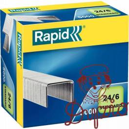 Zszywki 24/6 Standard (5000sz.) 24859800 RAPID Zszywki 24/6 Standard (5000sz.) 24859800 RAPID