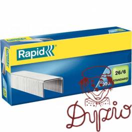 Zszywki 26/6 Standard (5000szt) 24861800 RAPID Zszywki 26/6 Standard (5000szt) 24861800 RAPID