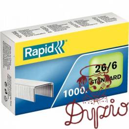 Zszywki 26/6 Standard (1000szt) 24861300 RAPID Zszywki 26/6 Standard (1000szt) 24861300 RAPID