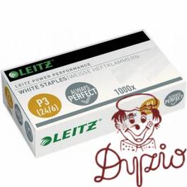 Zszywki LEITZ białe niewidoczne na papierze 24/6 55540000 Zszywki LEITZ białe niewidoczne na papierze 24/6 55540000