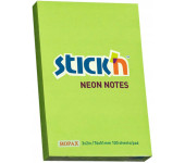 Bloczek STICKN 76x51mm zielony neon 100k 21163