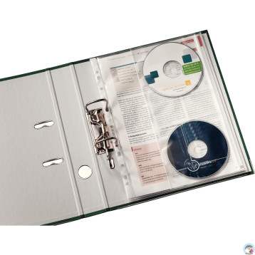 Koszulki na dokumenty i CD (5szt) LEITZ Combo 47613103
